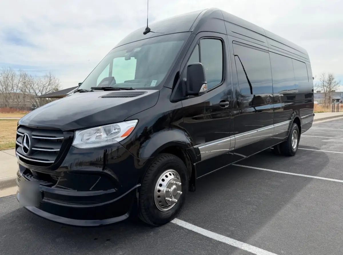 Colorado Springs 13 passenger black executive Sprinter
