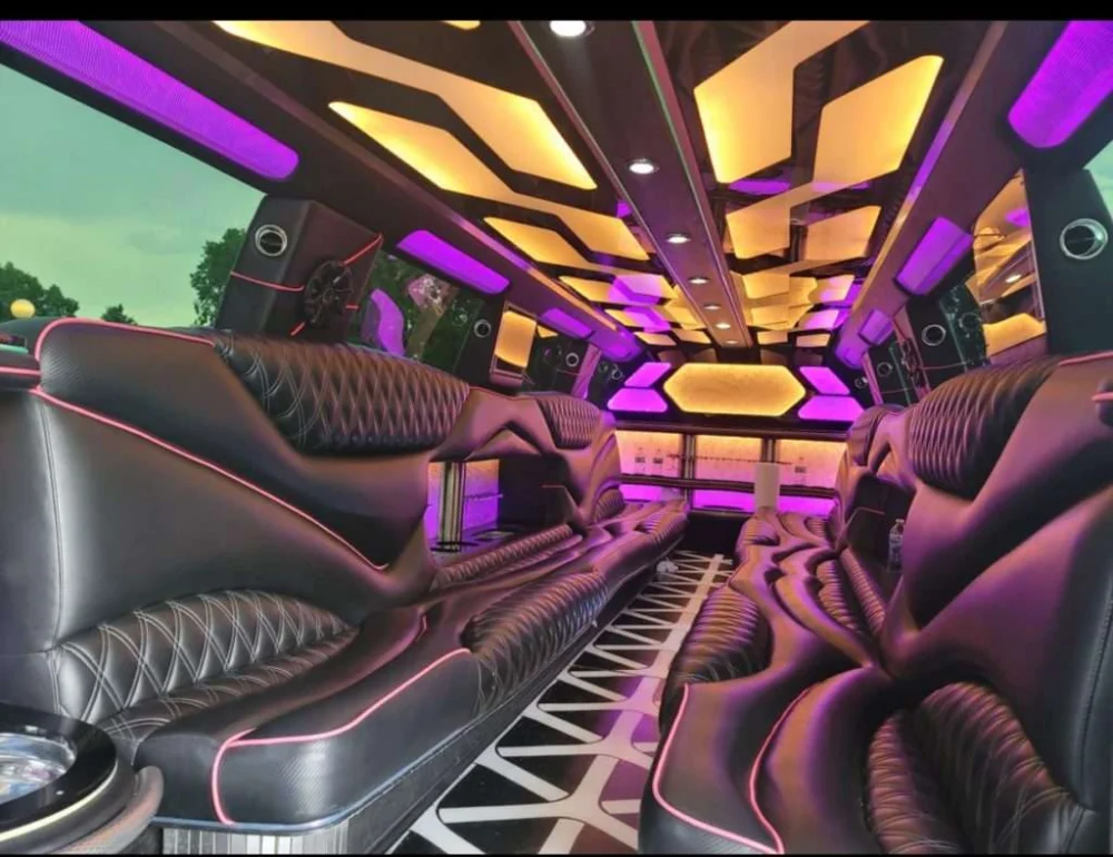 Colorado Springs white Cadillac Escalade stretch limo
